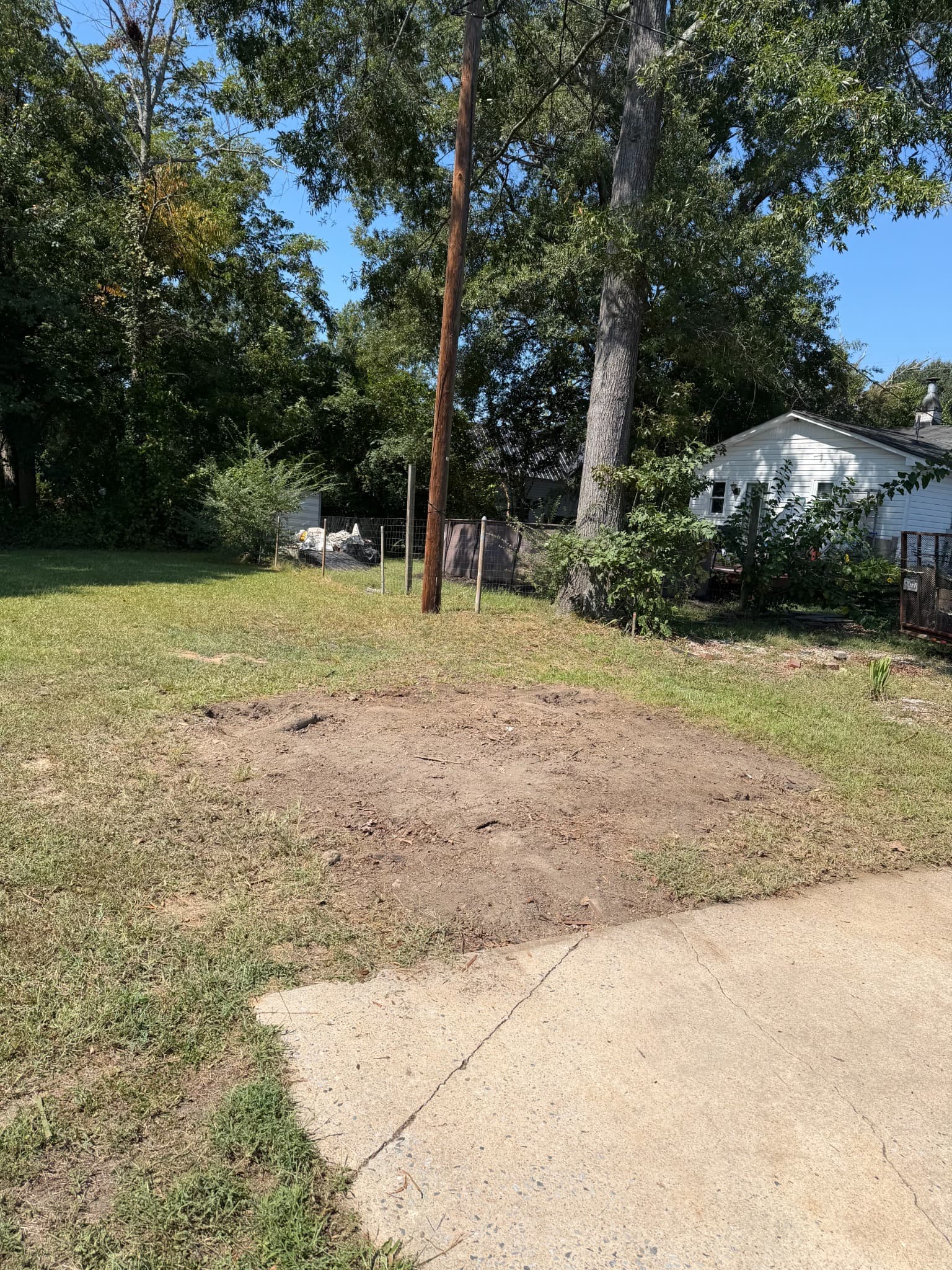 Shed Demolition & Removal in Cherryville, NC — SHED REMOVED — SITE CLEARED