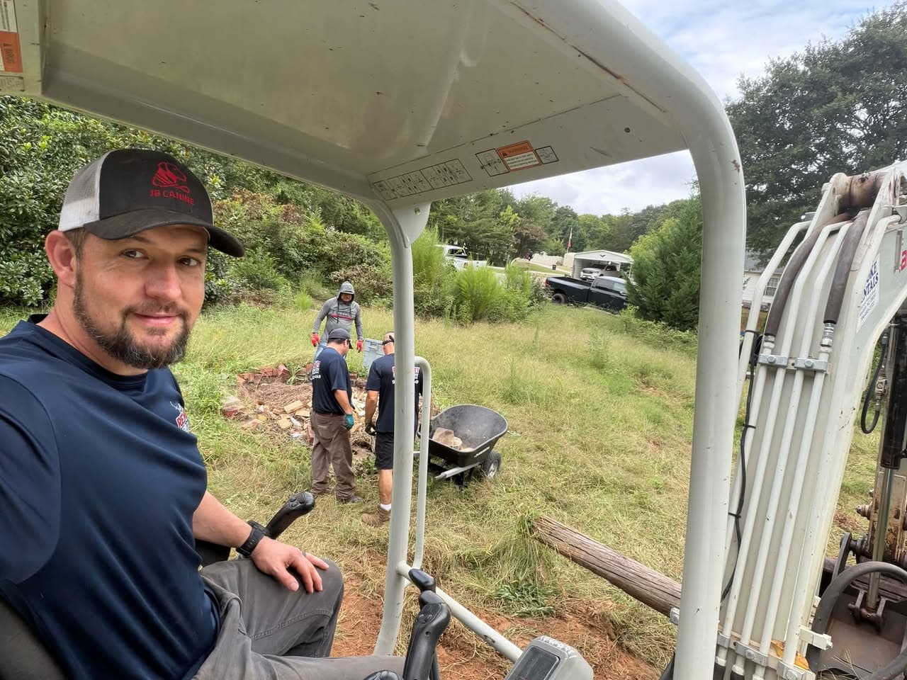 Property Cleanup & Hauling in Denver, NC — SHRUBBERY & DEBRIS REMOVAL IN PROGRESS