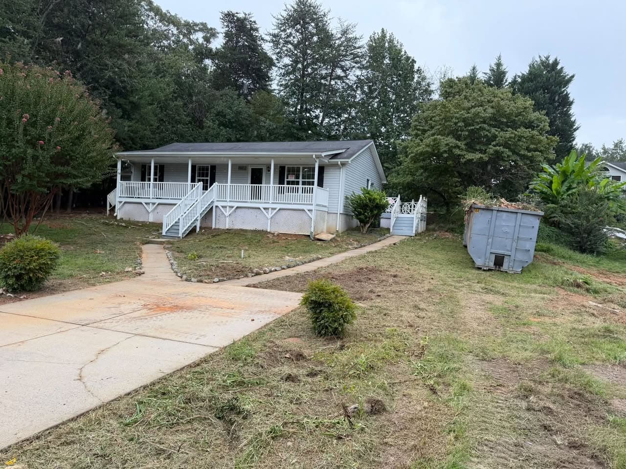 Property Cleanup & Hauling in Denver, NC — PROPERTY CLEARED — AFTER