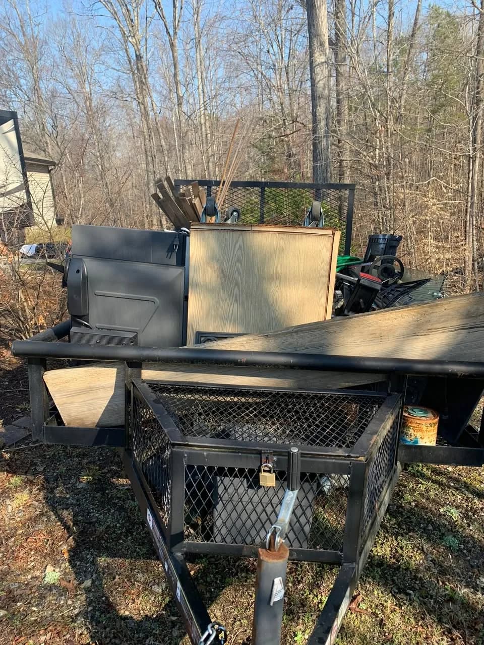Residential Junk Removal in Denver, NC — LOADED FOR HAUL-OFF — AFTER