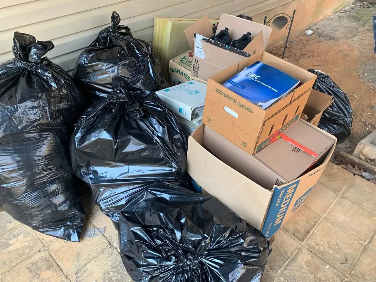 Residential Junk Removal in Denver, NC — ITEMS READY FOR REMOVAL — BEFORE