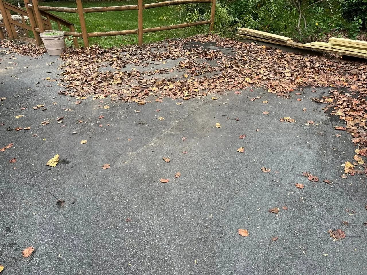 Deck Demolition in Lake Norman Area — CLEARED AREA — RESULT