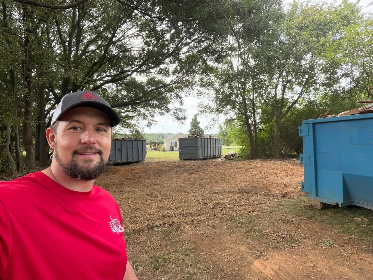 Barn Demolition & Site Clearing in Lincolnton, NC — AFTER — BARN REMOVED & SITE CLEARED