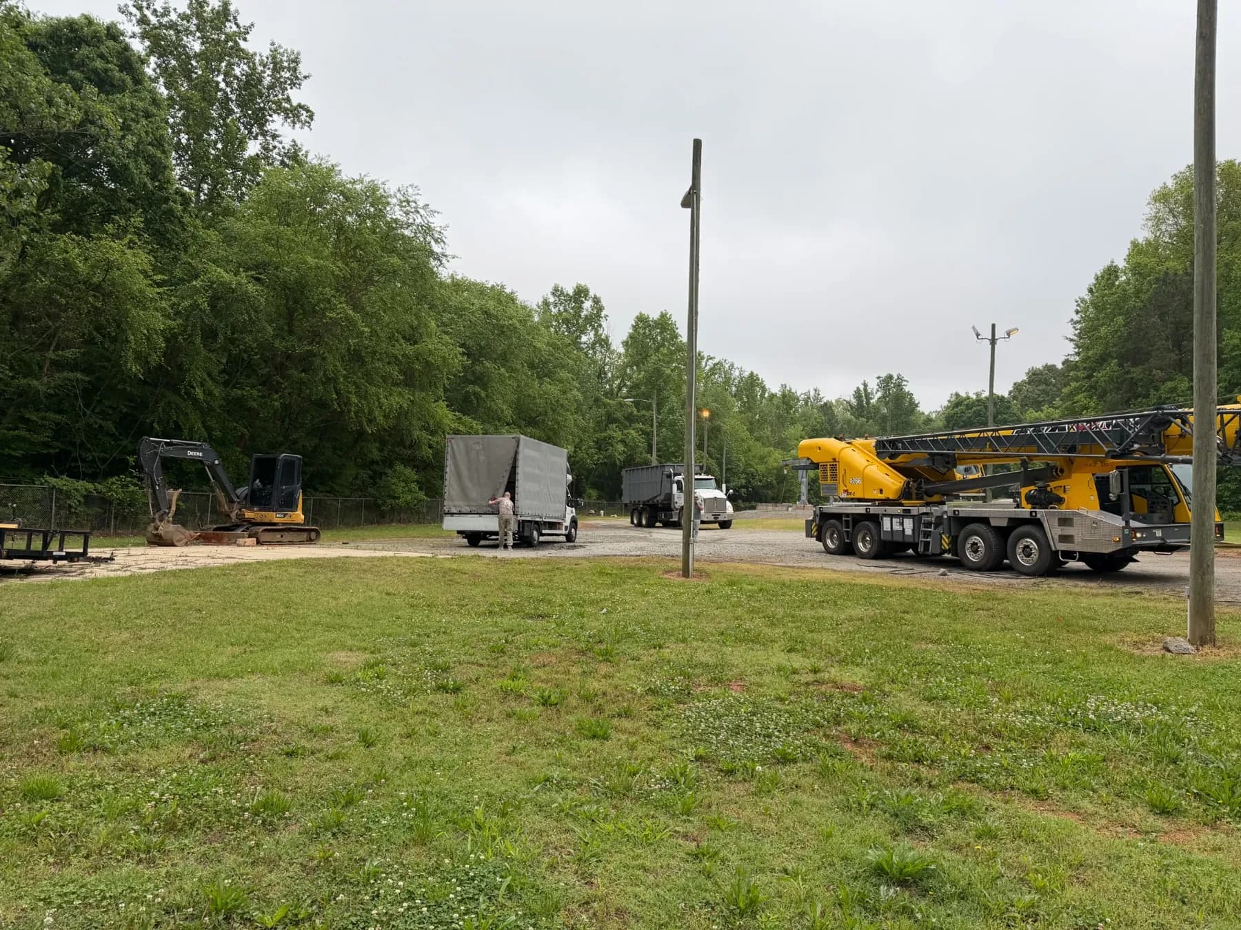 Wastewater Treatment Equipment Removal in Lincolnton, NC — EQUIPMENT REMOVED — SITE CLEARED
