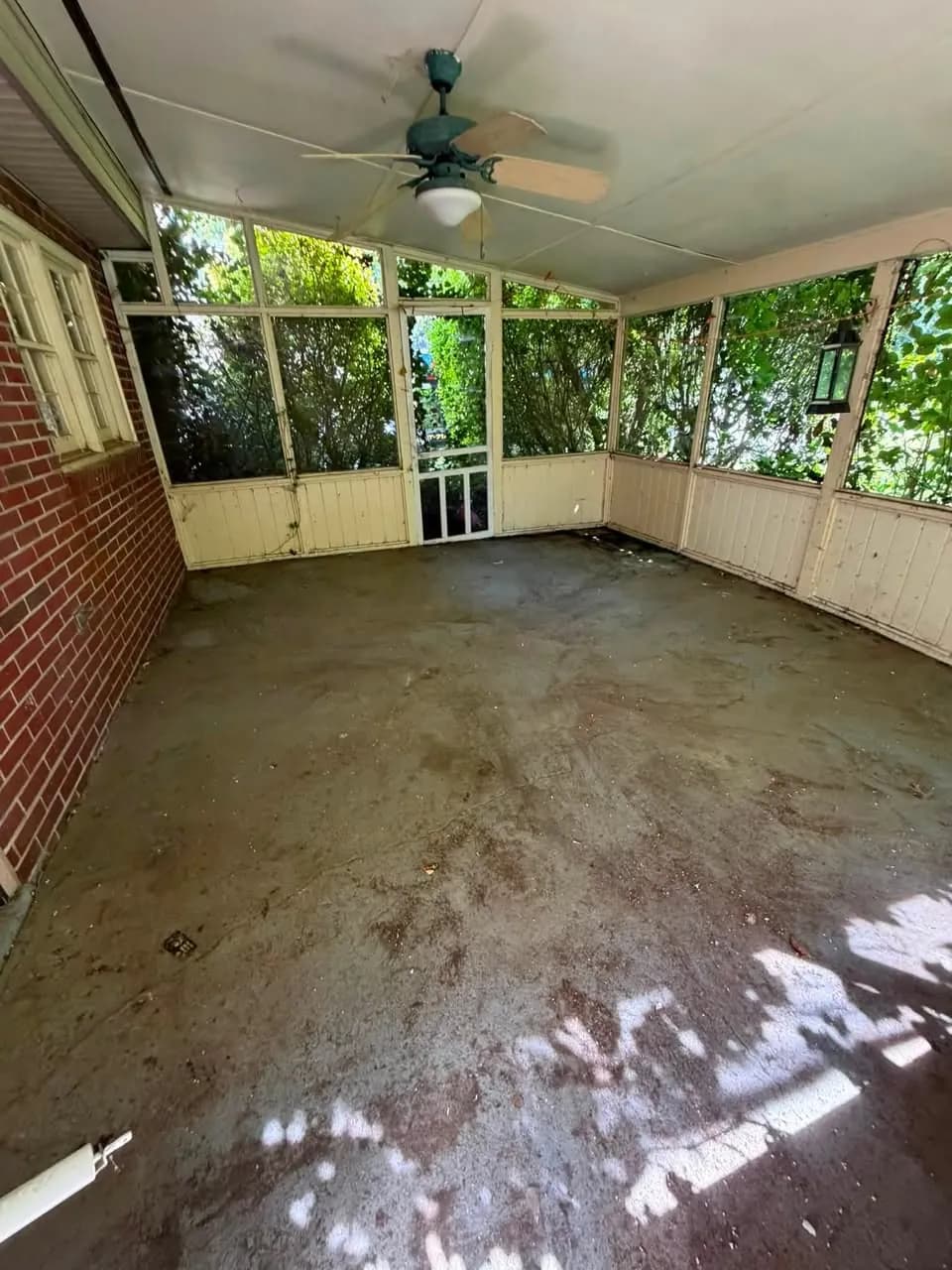 Hoarding & Property Cleanout in Morganton, NC — PORCH CLEARED — AFTER