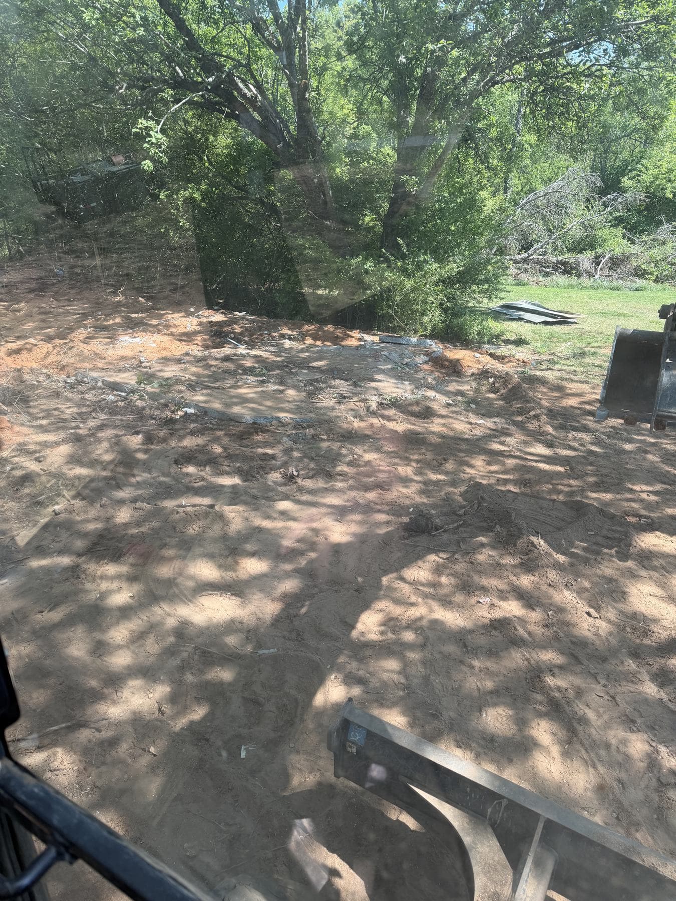Concrete Foundation Removal in Maiden, NC — SITE CLEARED / RESULT