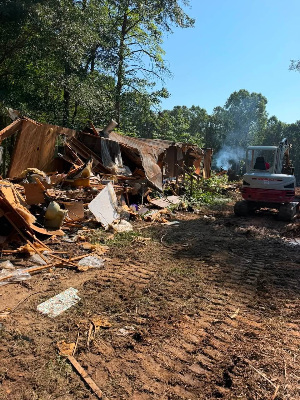 Mobile Home Demolition in Sherrills Ford, NC