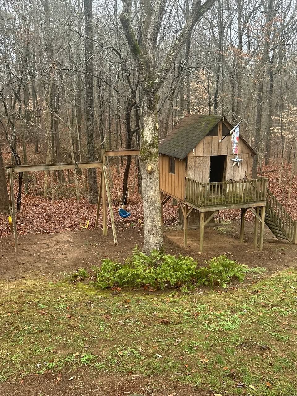Swing Set / Play Structure Take-Down jobsite in Lincolnton, NC